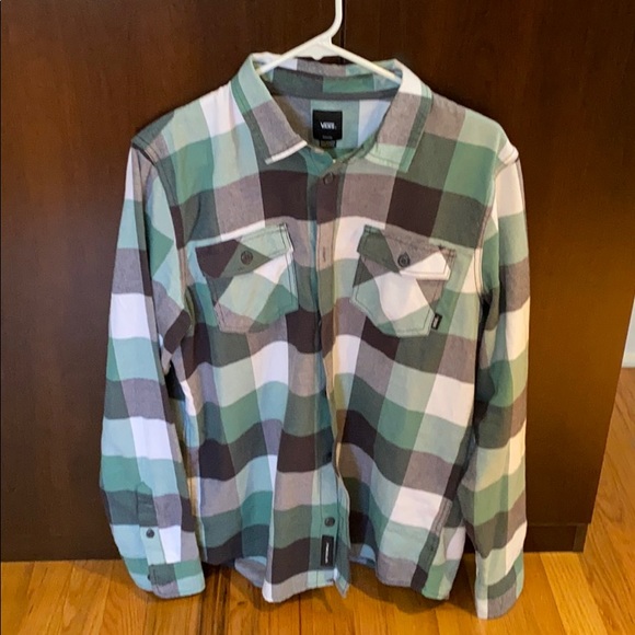 Vans Other - Vans button down medium - green plaid